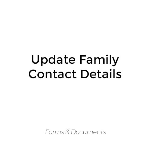Update Family Contact Details