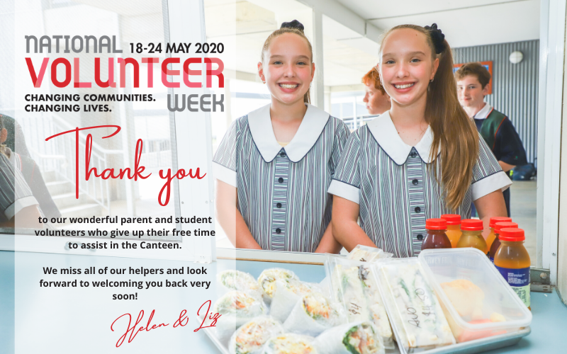 National Volunteer Week 18 – 24 May 2020
