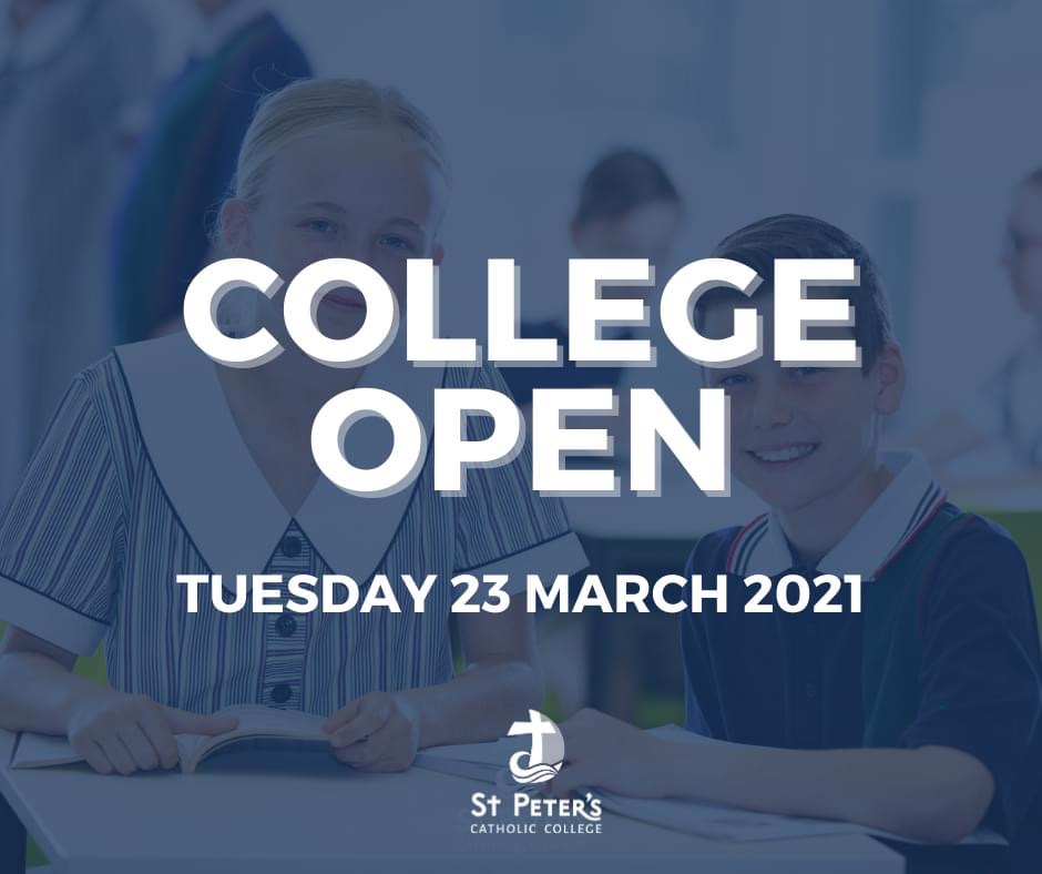 College Open Tuesday 23rd March 2021