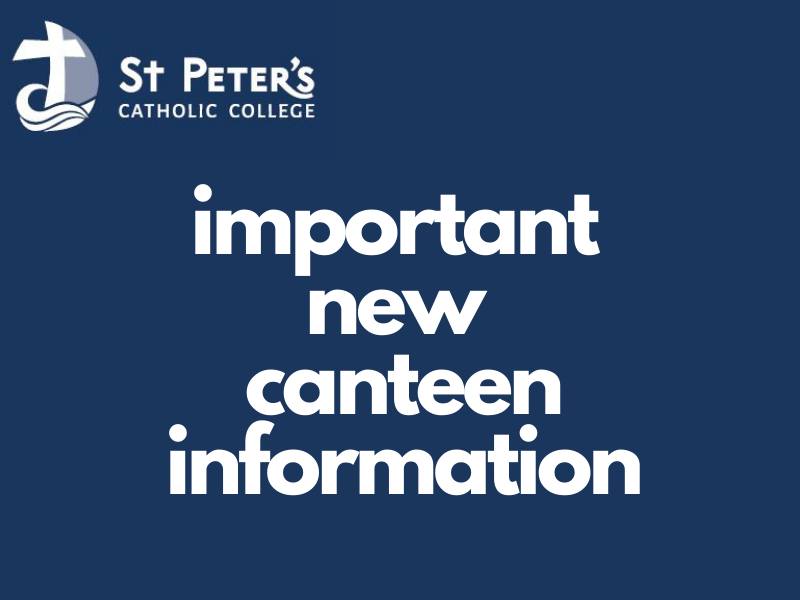 St Peter’s Welcomes New Canteen Supplier