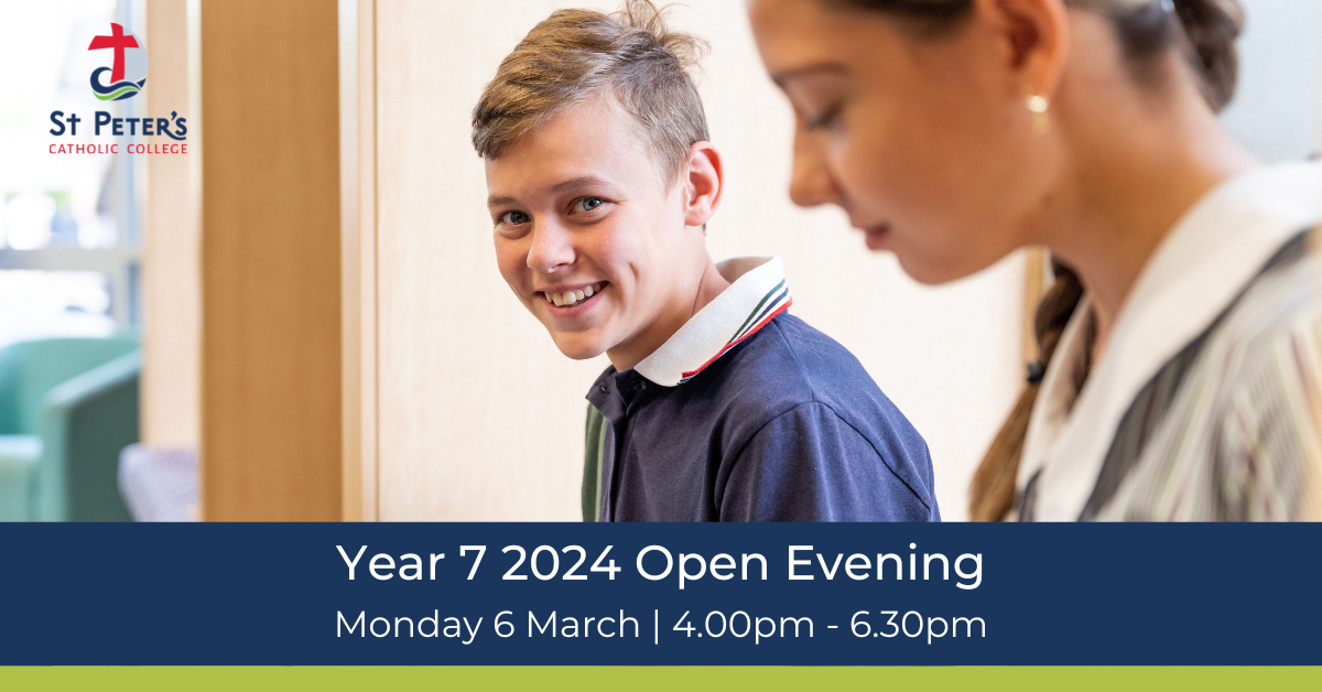 St Peter’s Open Evening – 6th March 2023