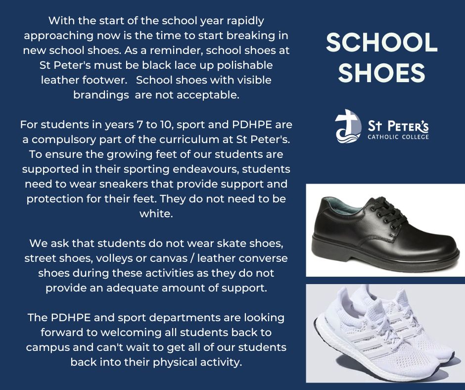 St Peter’s Catholic College Footwear