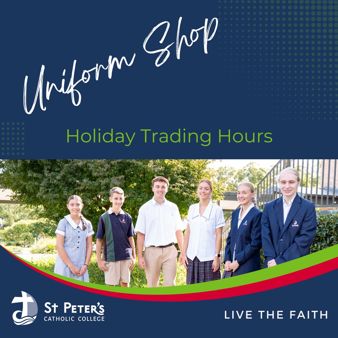 Uniform Shop Holiday Trading Hours